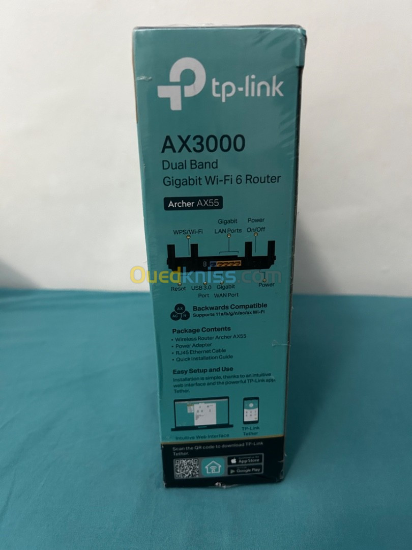 Routeur wifi 6 tplink ax3000(archer ax55)