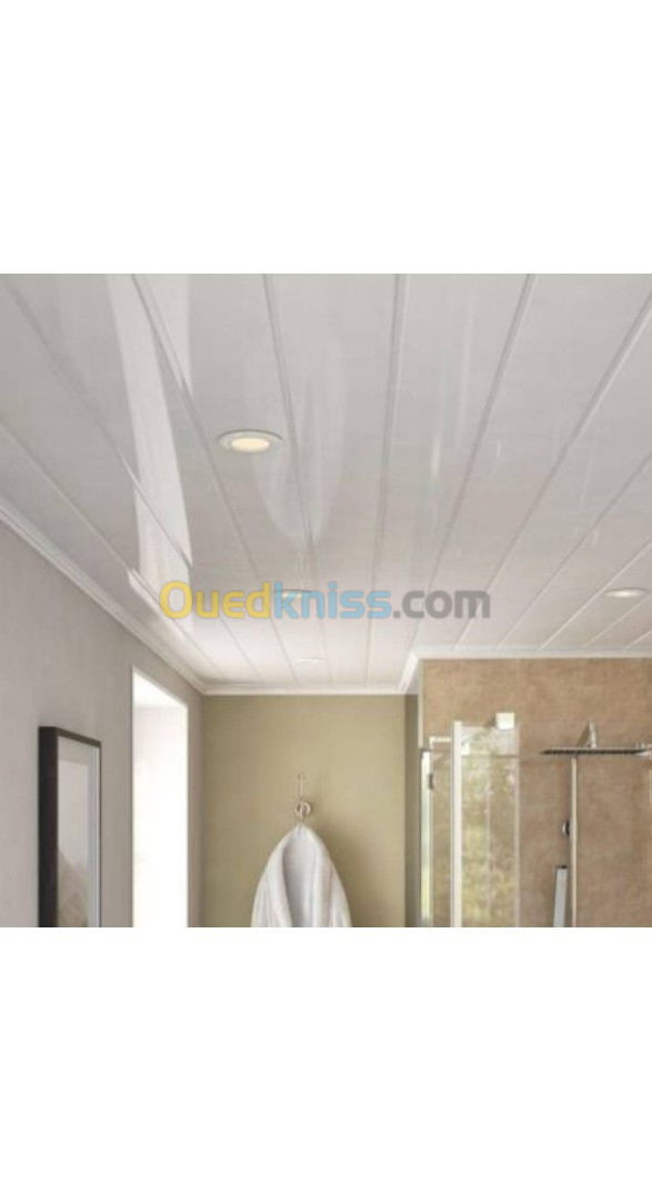 Pose faux plafond placo-PVC-demontable-parquet. . . 