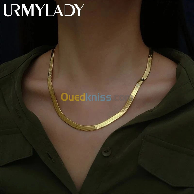 Colliers, Bijoux de luxe pour femme. Plaqué Or 18K de la marque URMYLADY