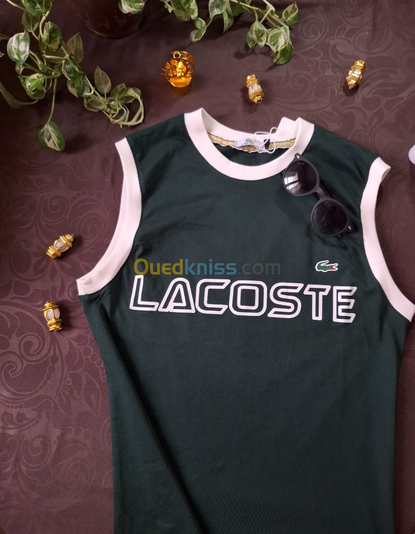 Débardeur homme lacoste 