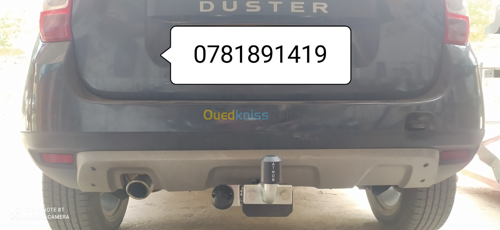 Boule d'attelage Duster 2022 2023