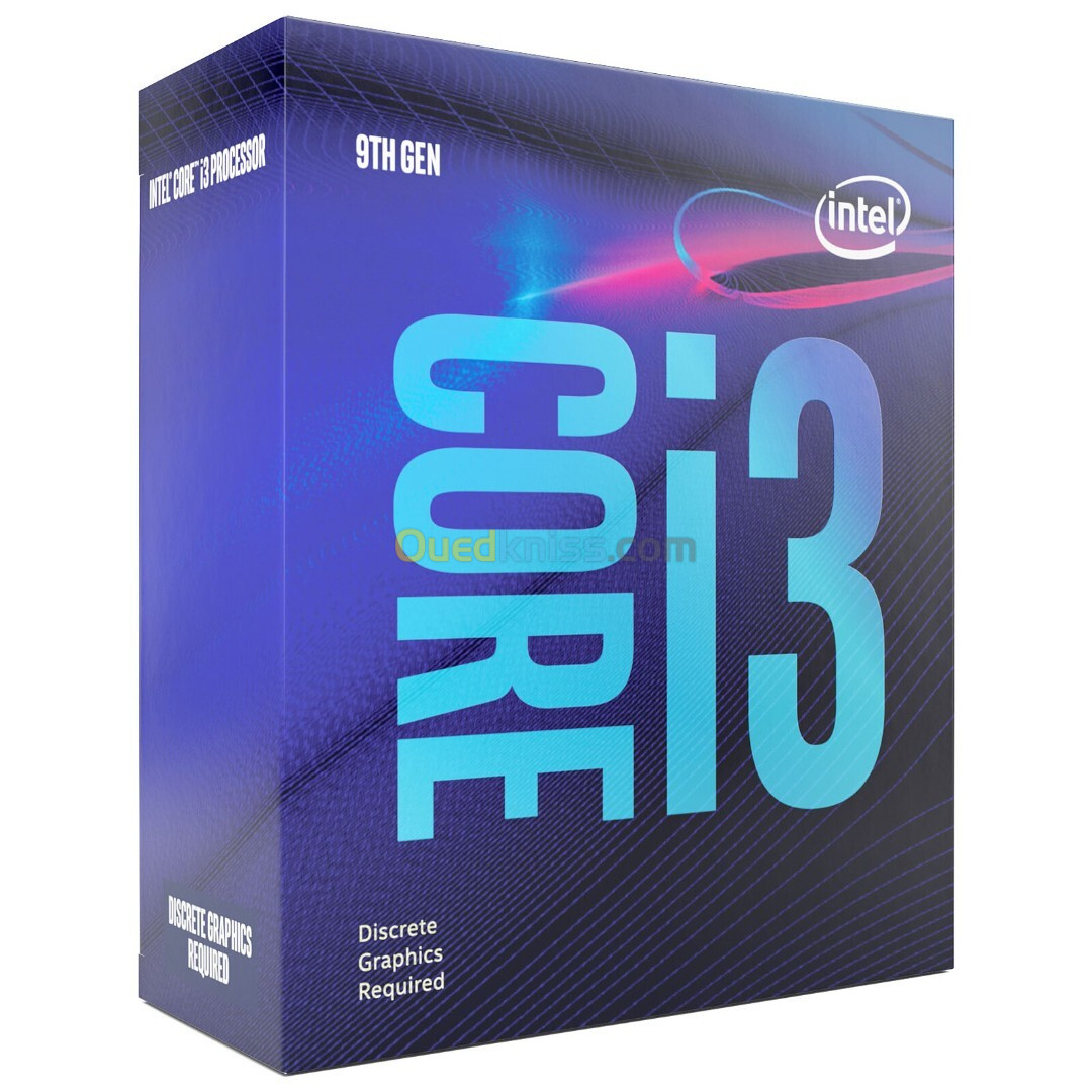 Processeur Intel Core i3-9100F (3.6 GHz / 4.2 GHz)