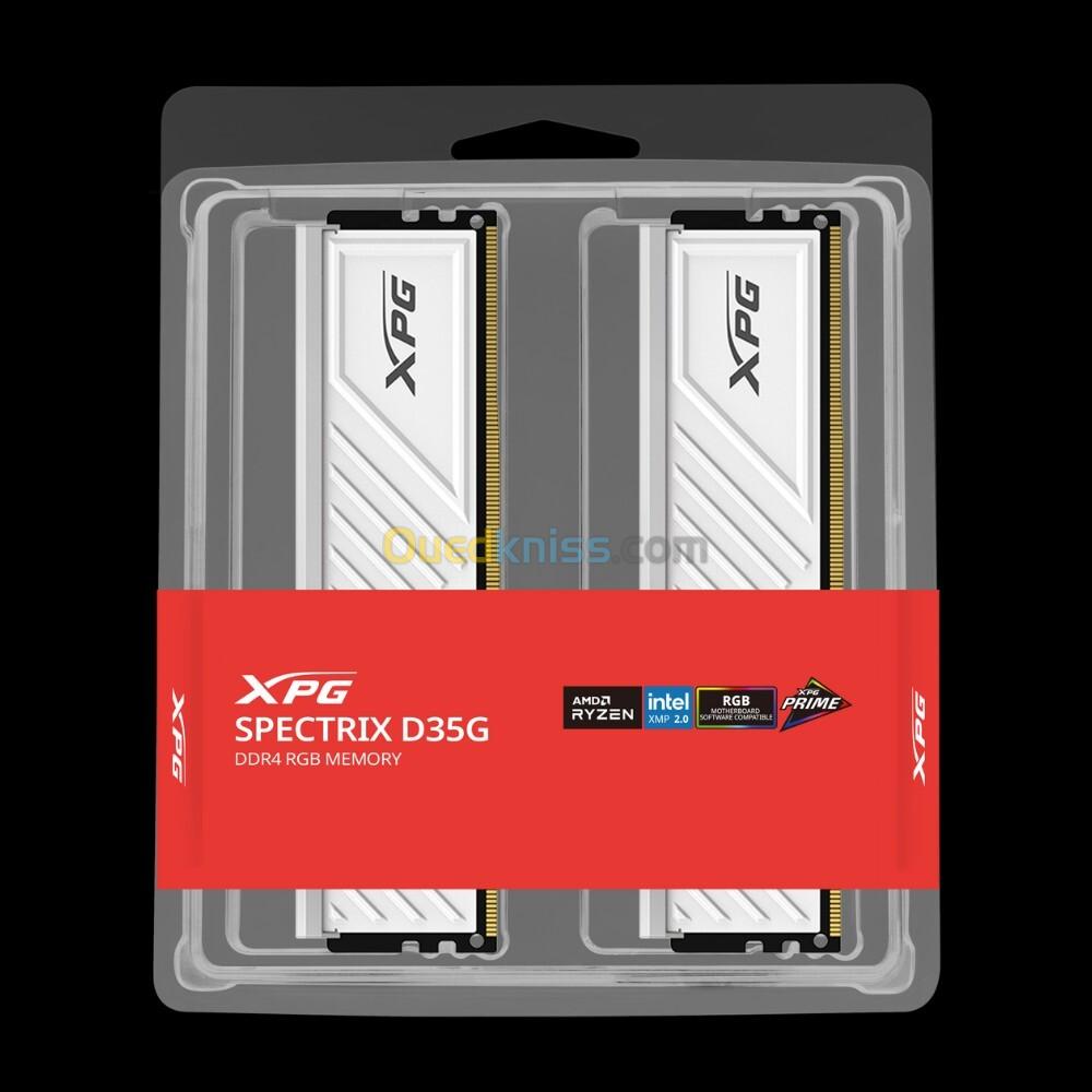 DDR4 - 16Go 3200MHz ADATA XPG D35G RGB 2X16Go=32Go