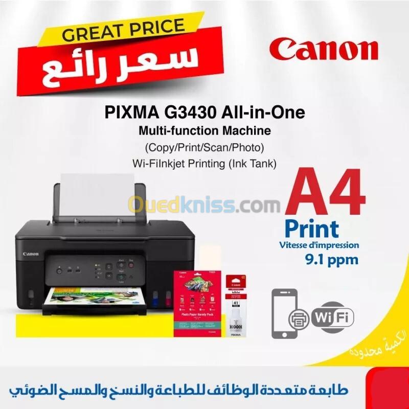 IMPRIMANTE CANON PIXMA G3430 MULTIFONCTION WIFI