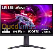 Moniteur Gaming LG 27GR75Q-B 27 pouces QHD