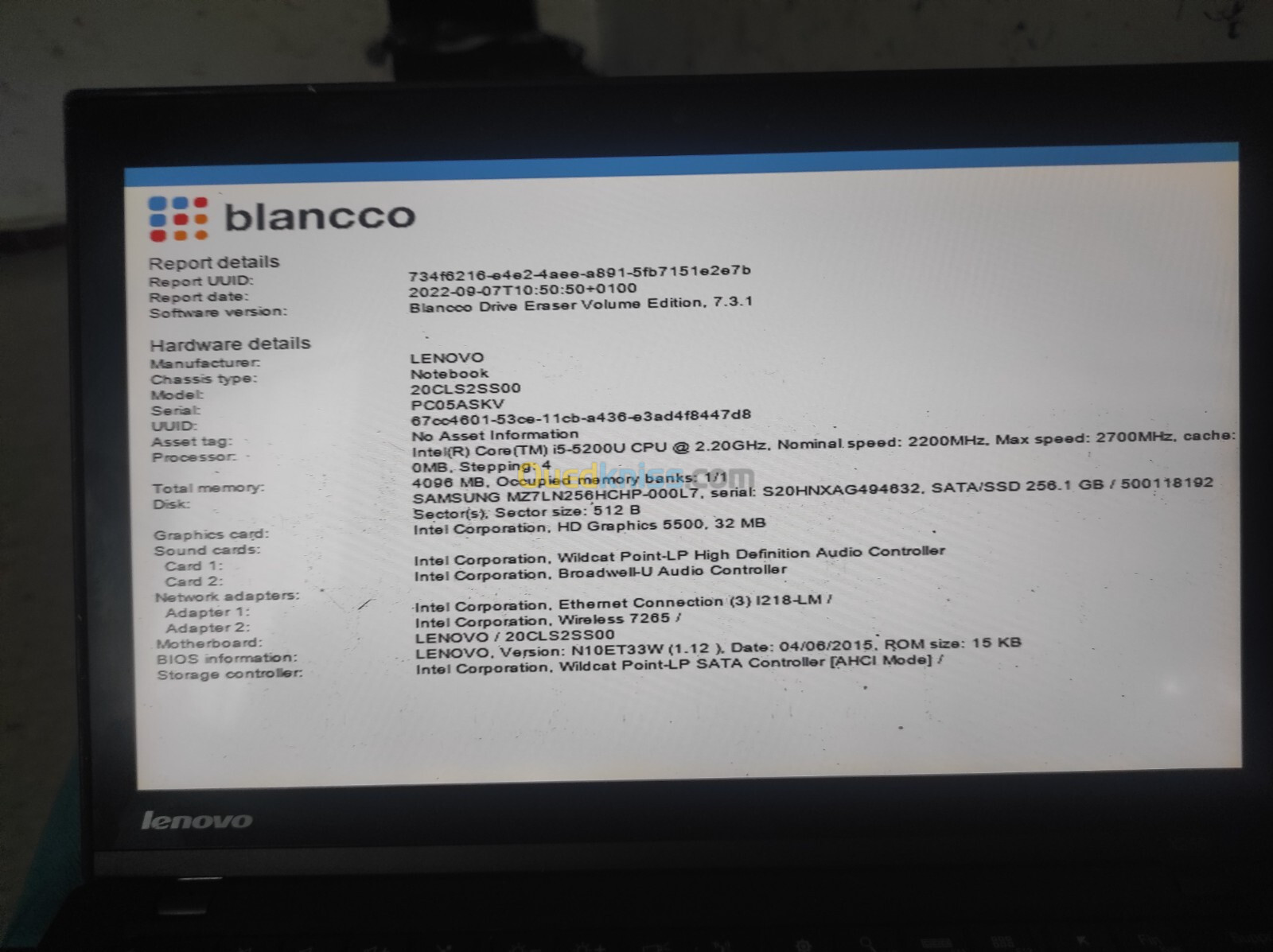 Lot Lenovo thinkpad x250 i5