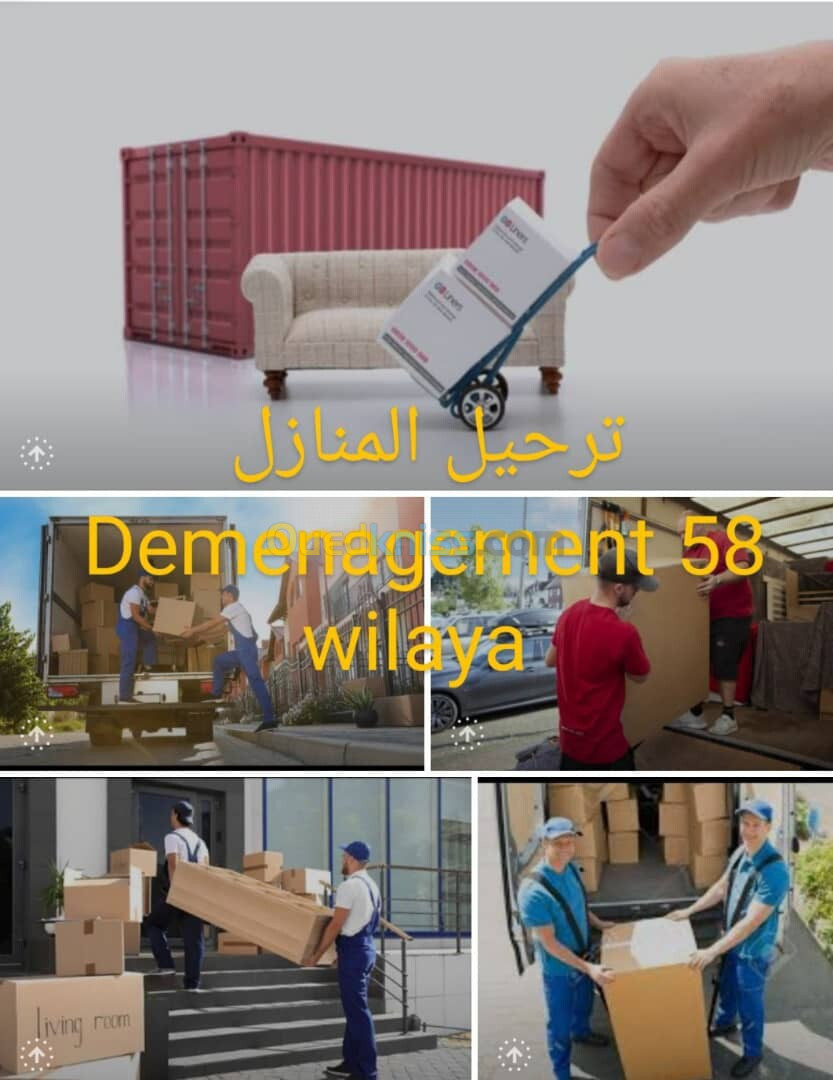 نقل البضائع transport de marchandise et demenagement 