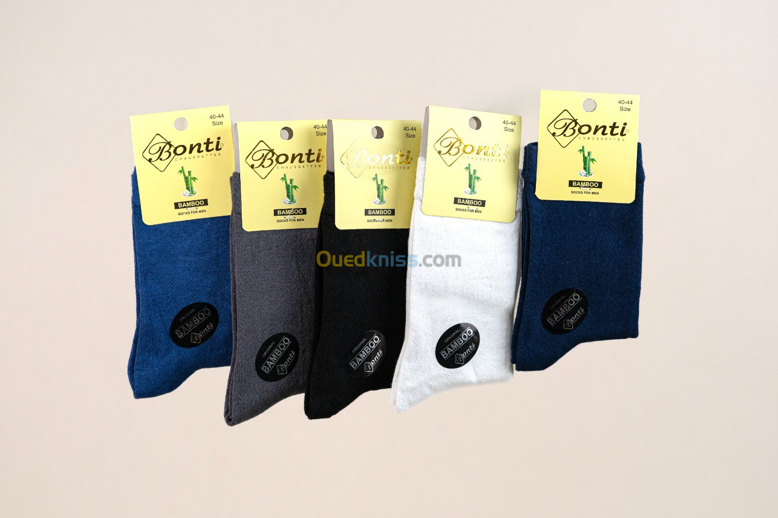 Pack de 12 Paires de Chaussettes en Bambou Classiques pour Hommes, Sans Couture, Parfumée T: 38 / 44