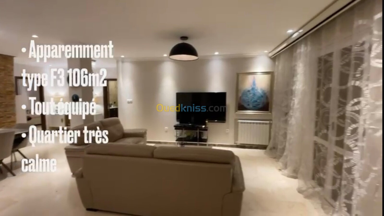 Vente Appartement F3 Oran Es senia