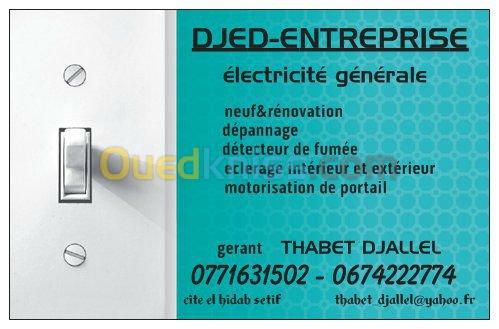 tout travaux d'electricite