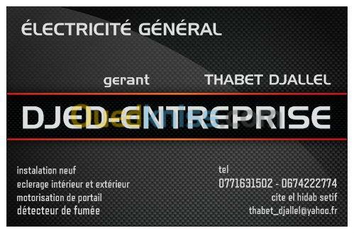 tout travaux d'electricite