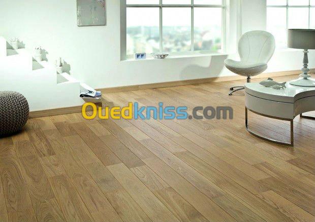 F. PLAFOND BA13 PVC séparation parquet