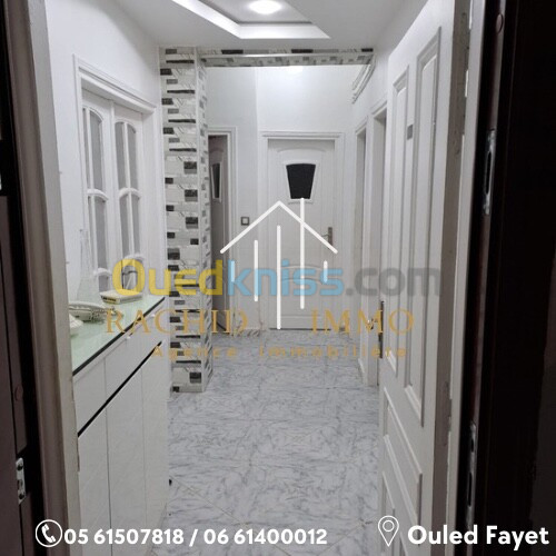 Vente Appartement F3 Alger Ouled fayet