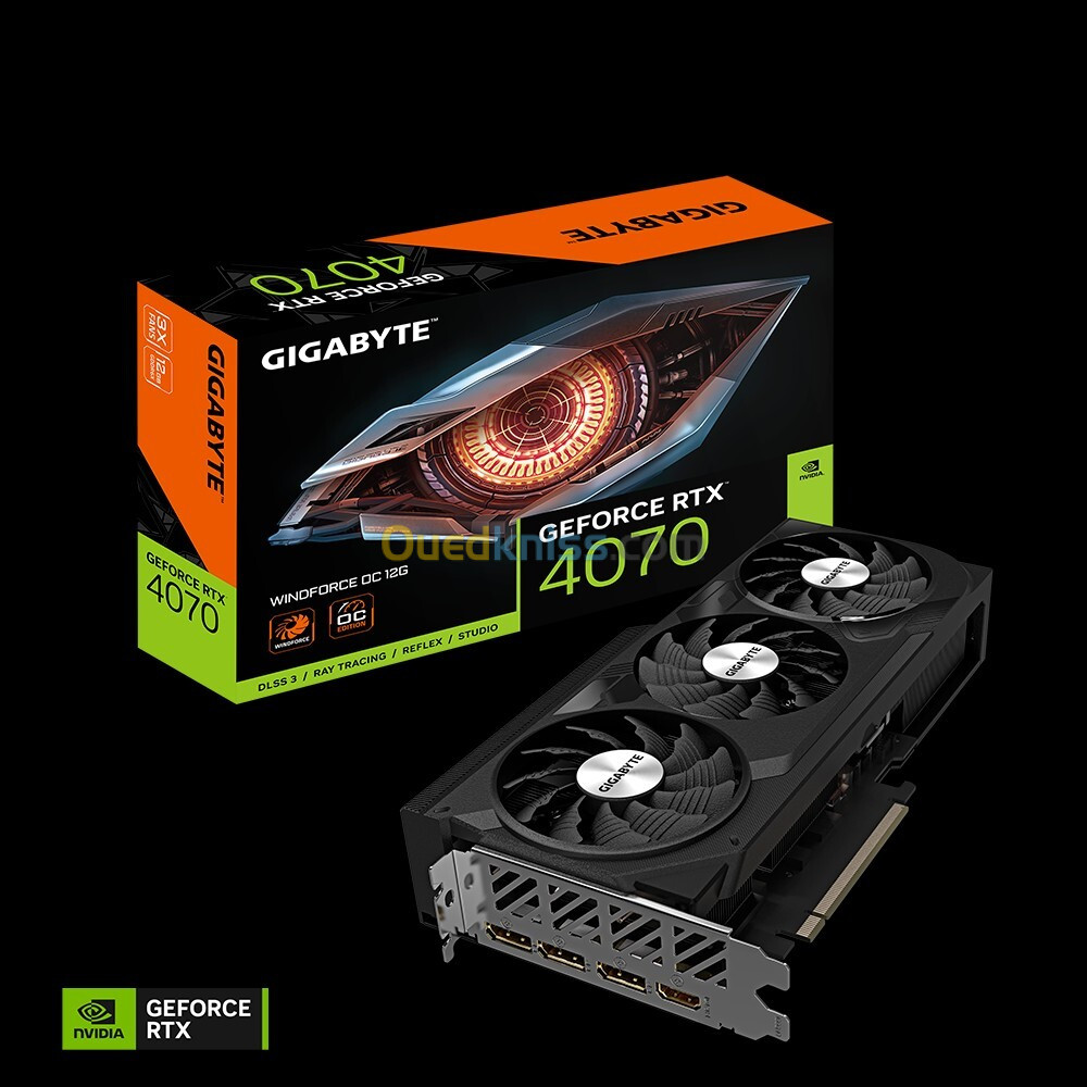 GIGABYTE GeForce RTX 4070 WINDFORCE OC 12G