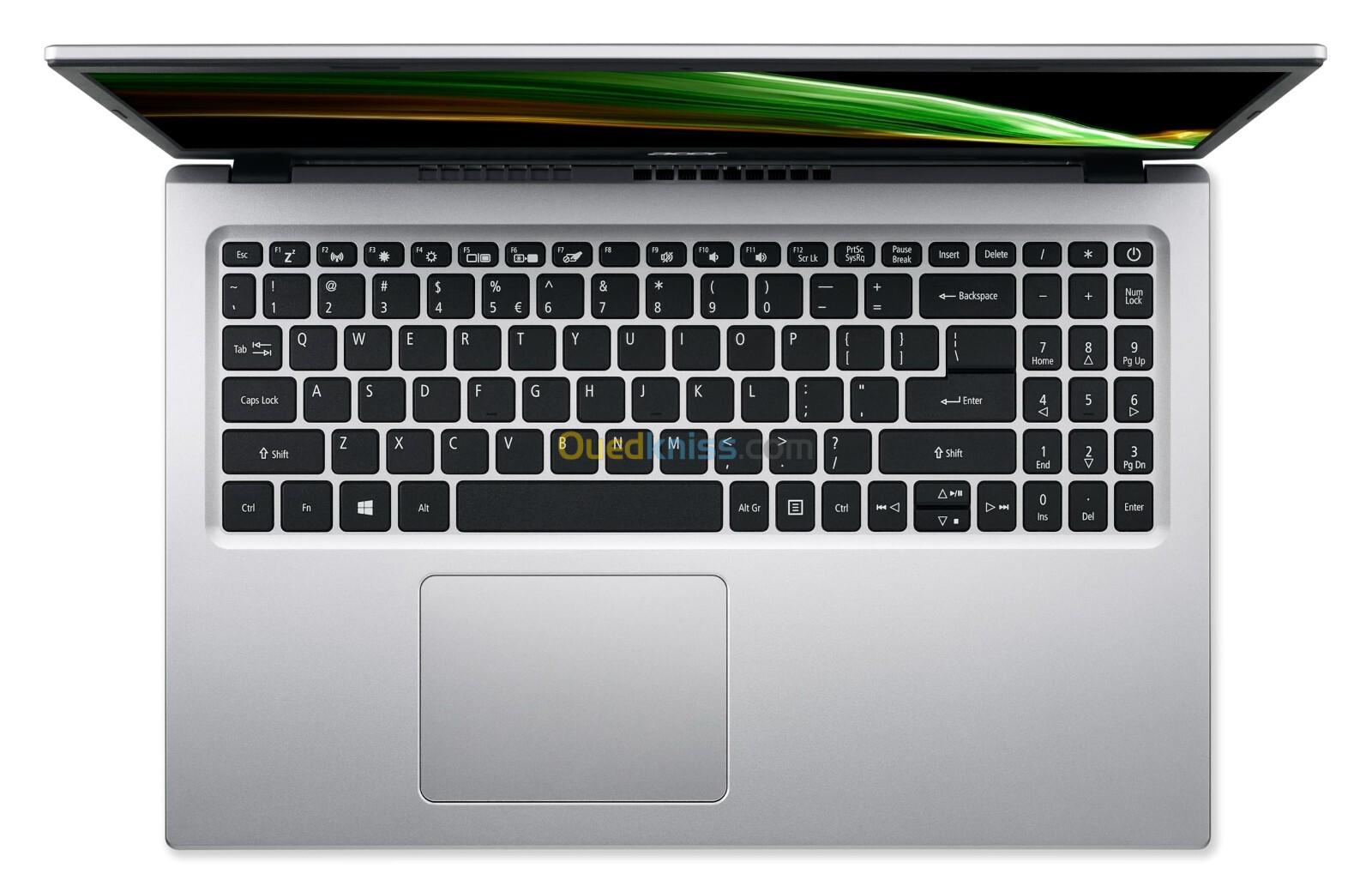 ACER Aspire 3 15.6" (A315-58-53SZ), Intel Core i5-1135G7, 8GB DDR4, 512GB SSD, intel iRis Xe