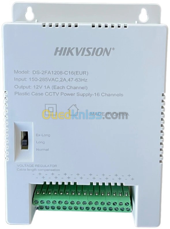 Bloc d'Alimentation pour Caméra 4/8/16 CH HIKVISION Originale Longue Portée