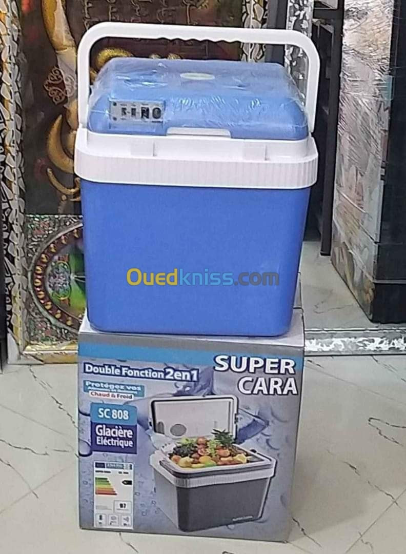 Glacière Eléctrique 12V+220V super cara