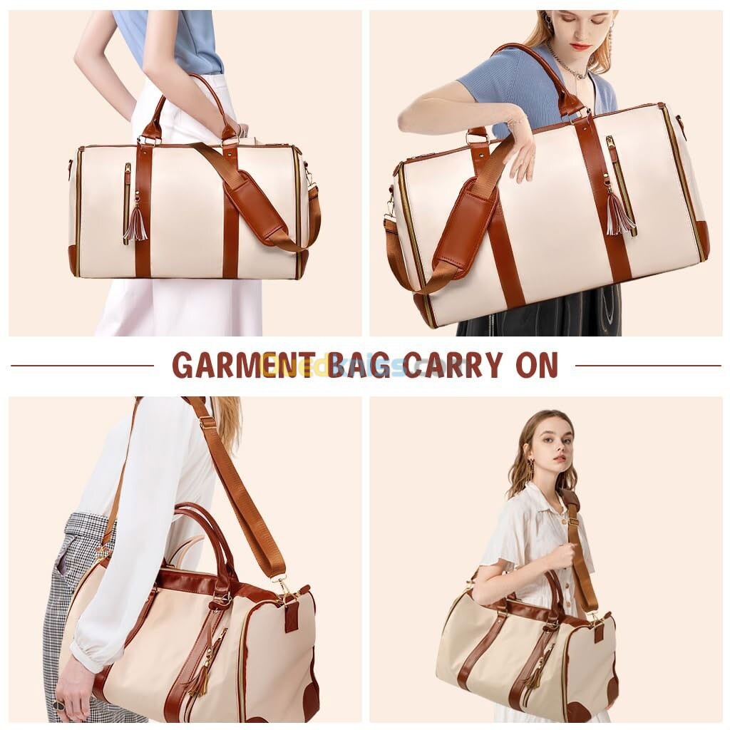 Sac de voyage tendance en PU Grand Capacité et Pliable