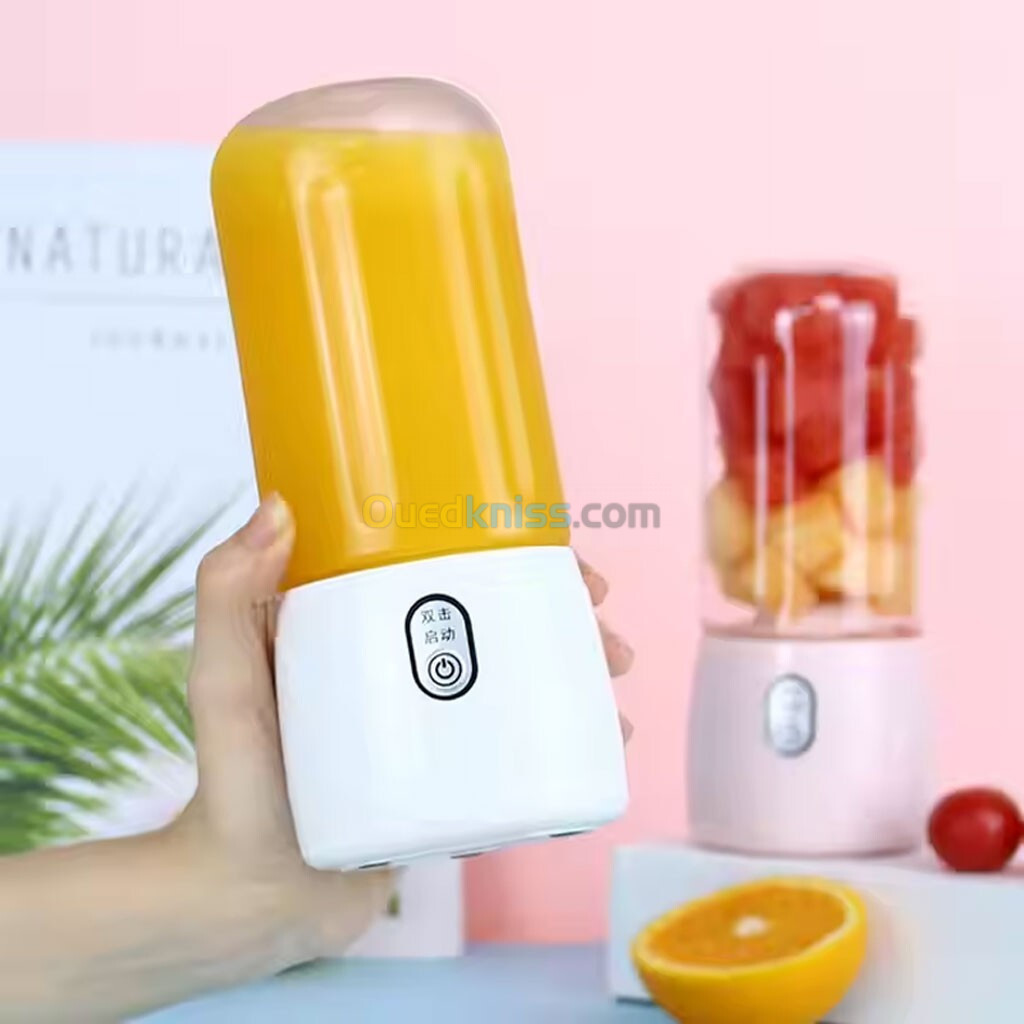 Mixeur portable,mini blenders pour smoothies et milk-shakes, presse-agrumes USB rechargeable 400ML