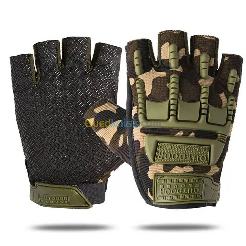 Gants de sport en plein air Camouflage militaire tactique multi-usage 