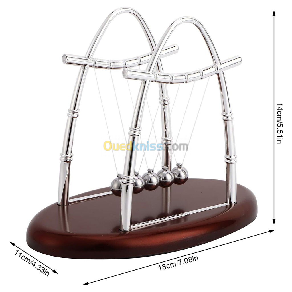 Pendule Newton Balls d'équilibre en acier classique