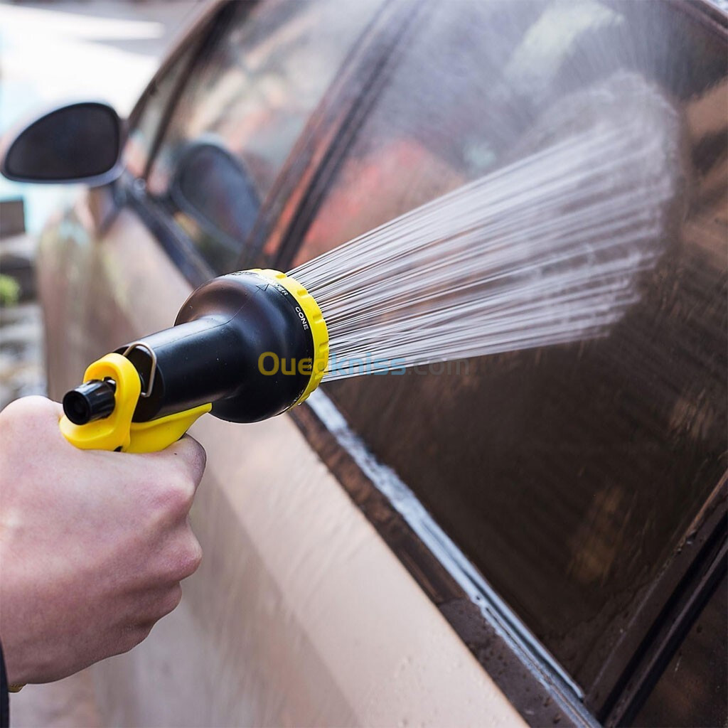 Buse de tuyau d'eau à haute pression pour lavage de voiture, gazon et jardin