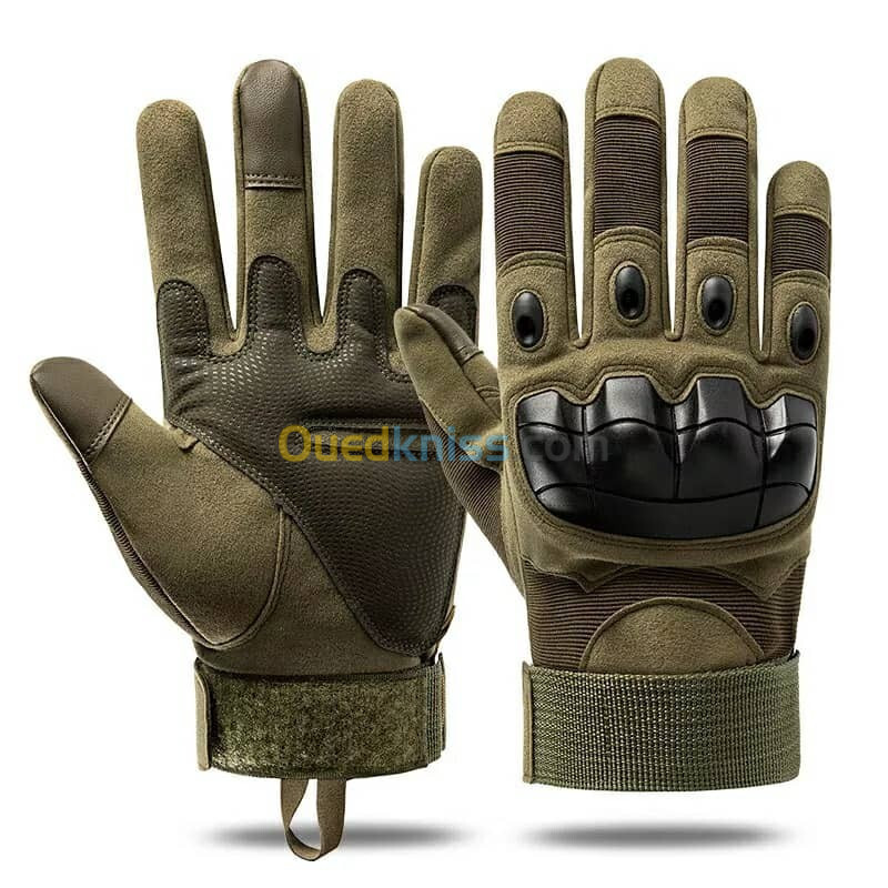 Gants de Moto Militaire Tactique Doigt Complet