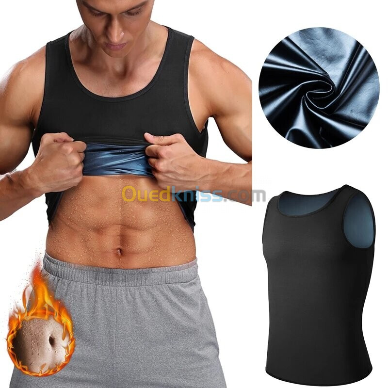 Gilet de sueur Débardeur Polymère amincissement perte de poids Fitness Gym sueur