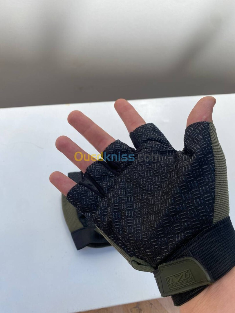 Gants de Moto antidérapants demi-doigt v3