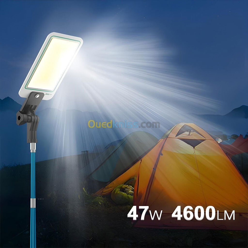 Lampe LED multifonction dextérieur 800 W détachable multi-mode