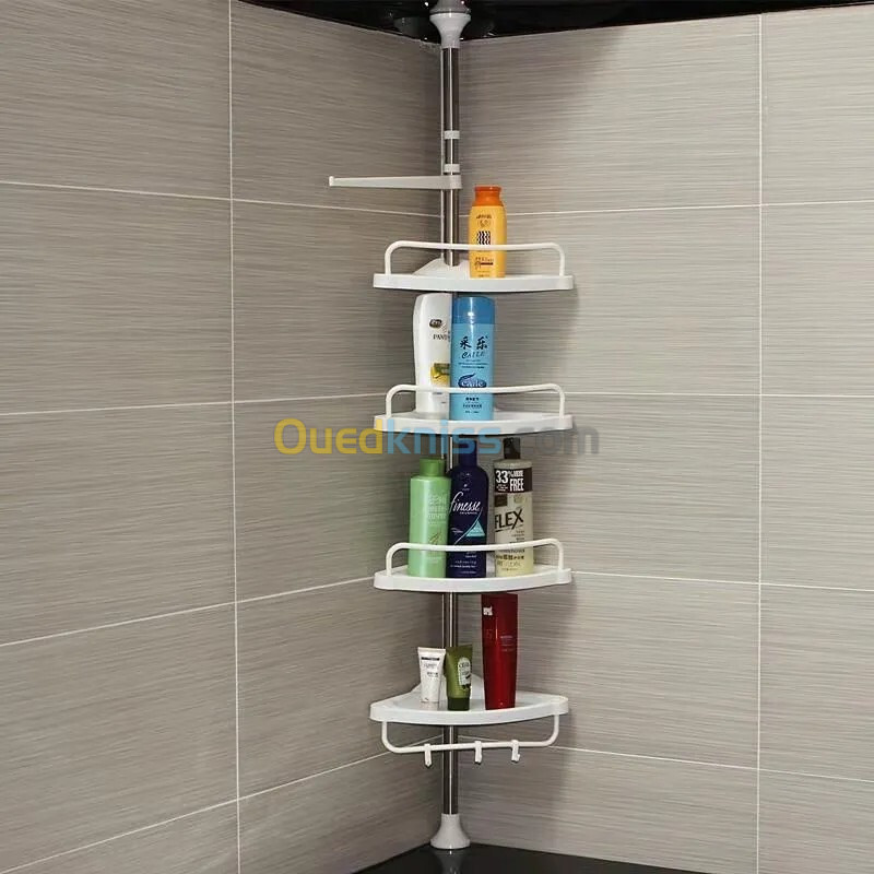 Étagère de rangement d'angle haut de gamme pour Sale de bain et toilettes 260Cm