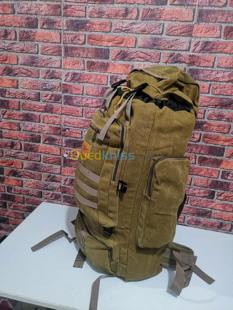 Sac à dos randonnée tactique militaire 80l imperméable