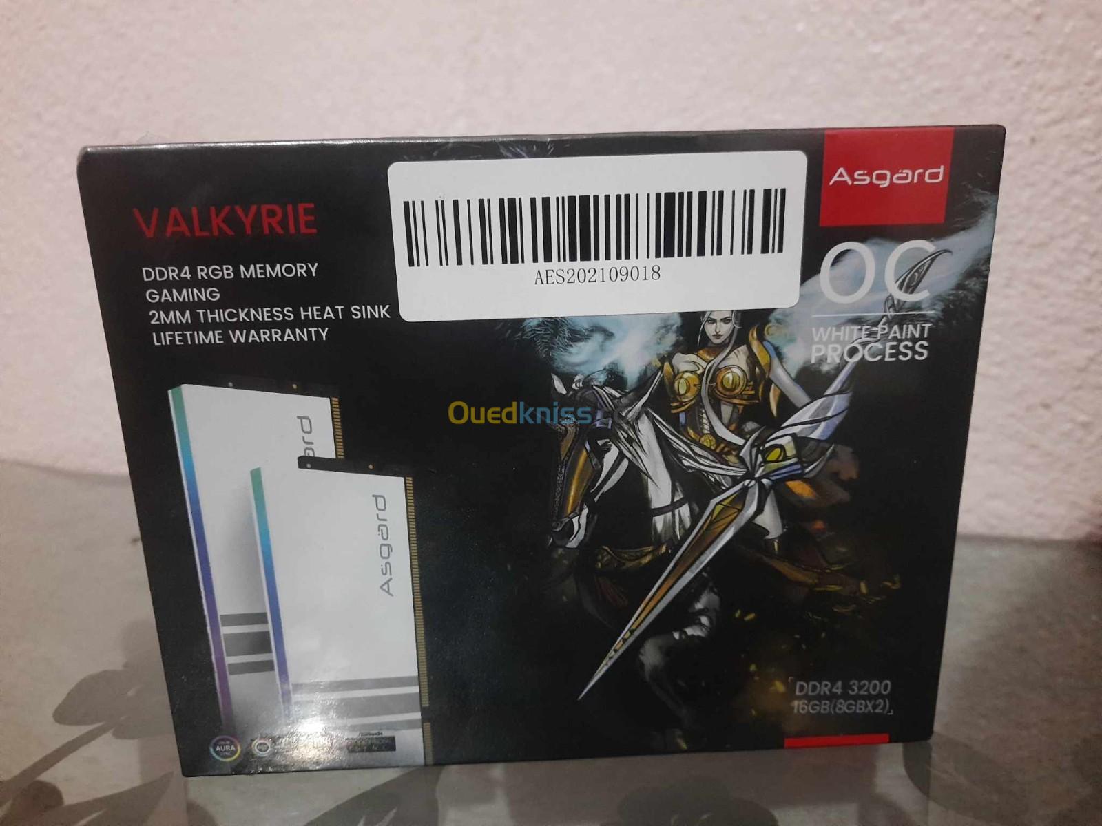 Asgard Valkyrie RGB RAM 8GBx2 3200MHz