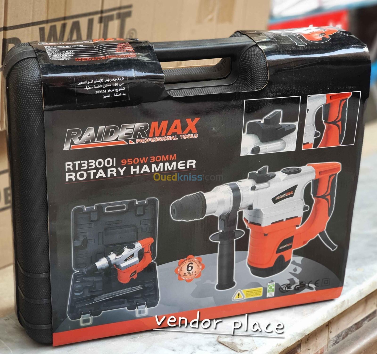 Marteau-piqueur perforateur RIDER MAX 950w