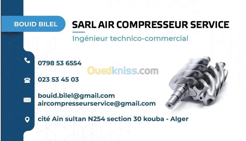 SARL AIR COMPRESSEUR SERVICE 