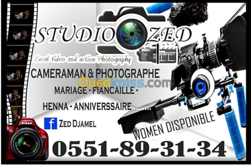 photographe cameraman 