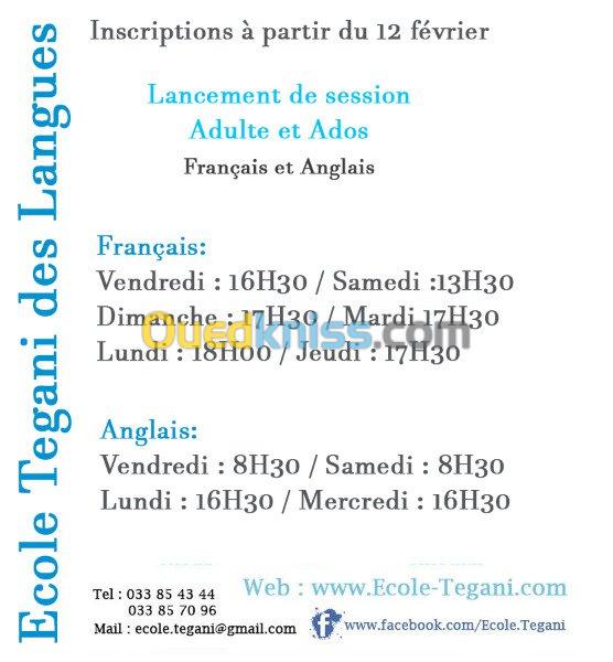 Formations Adulte et Ados 04/03/2016