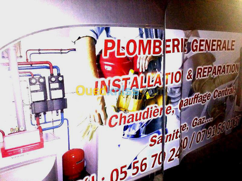 plombier. chauffage