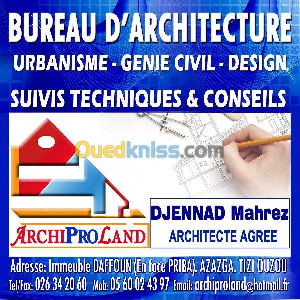 BUREAU D'ARCHITECTURE A TIZI OUZOU