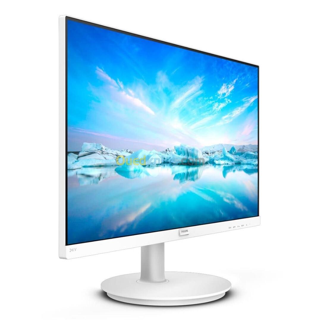 ECRAN PHILIPS LCD 24'''' 1920*1080 full HD IPS BLANC