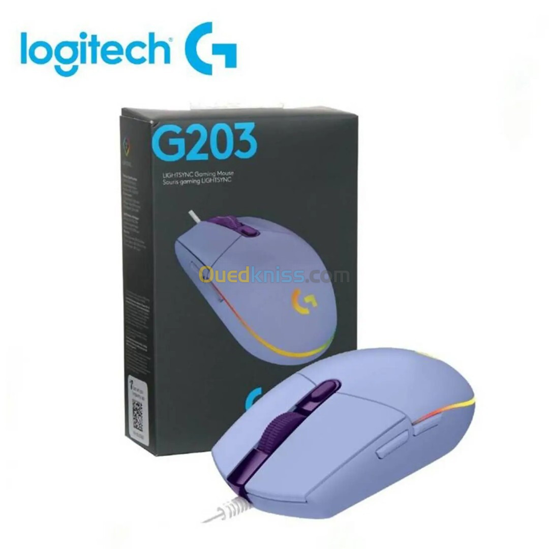 SOURIS LOGITECH G203 LIGHTSYNC GAMING