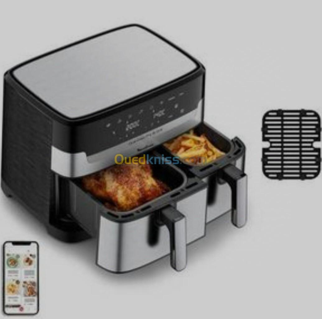 Friteuse sans huile Moulinex 8.3L Dual easy fry and grill