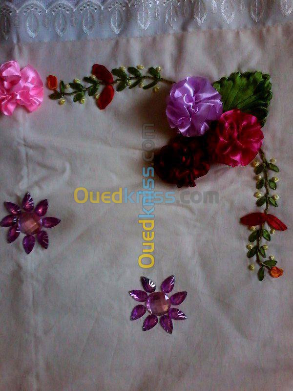 drap decoration floral