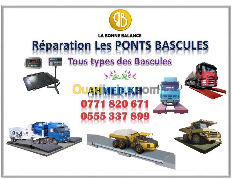 Réparation Les PONTS BASCULES   