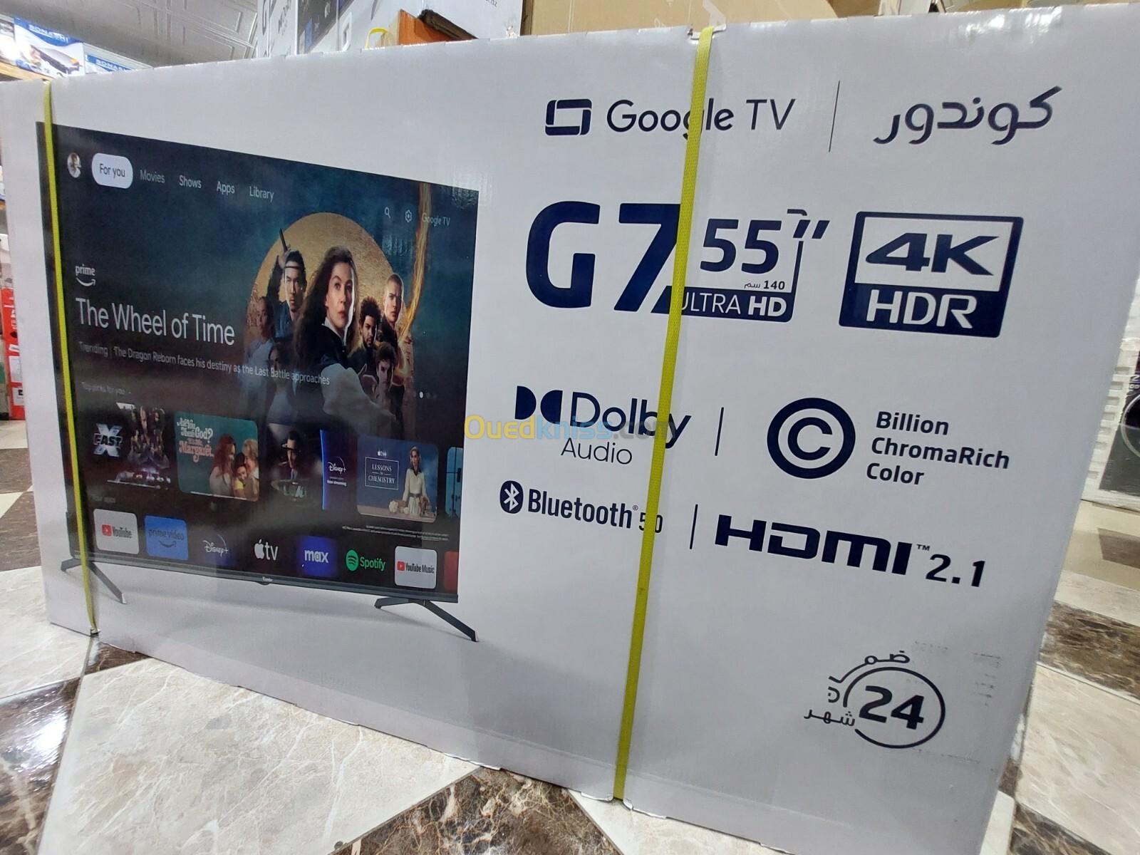 PROMOTION TV CONDOR 55" G7 GOOGLE TV