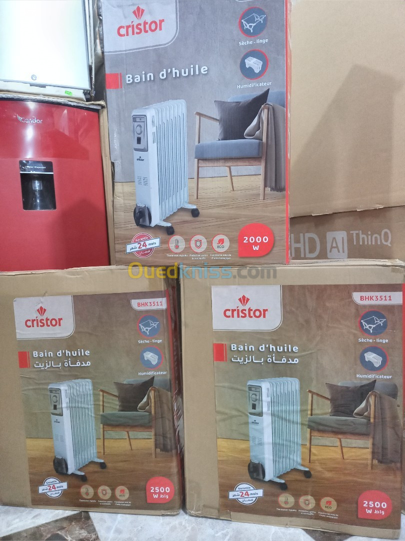 PROMO RADIATEUR À BAIN D'HUILE CRISTOR 