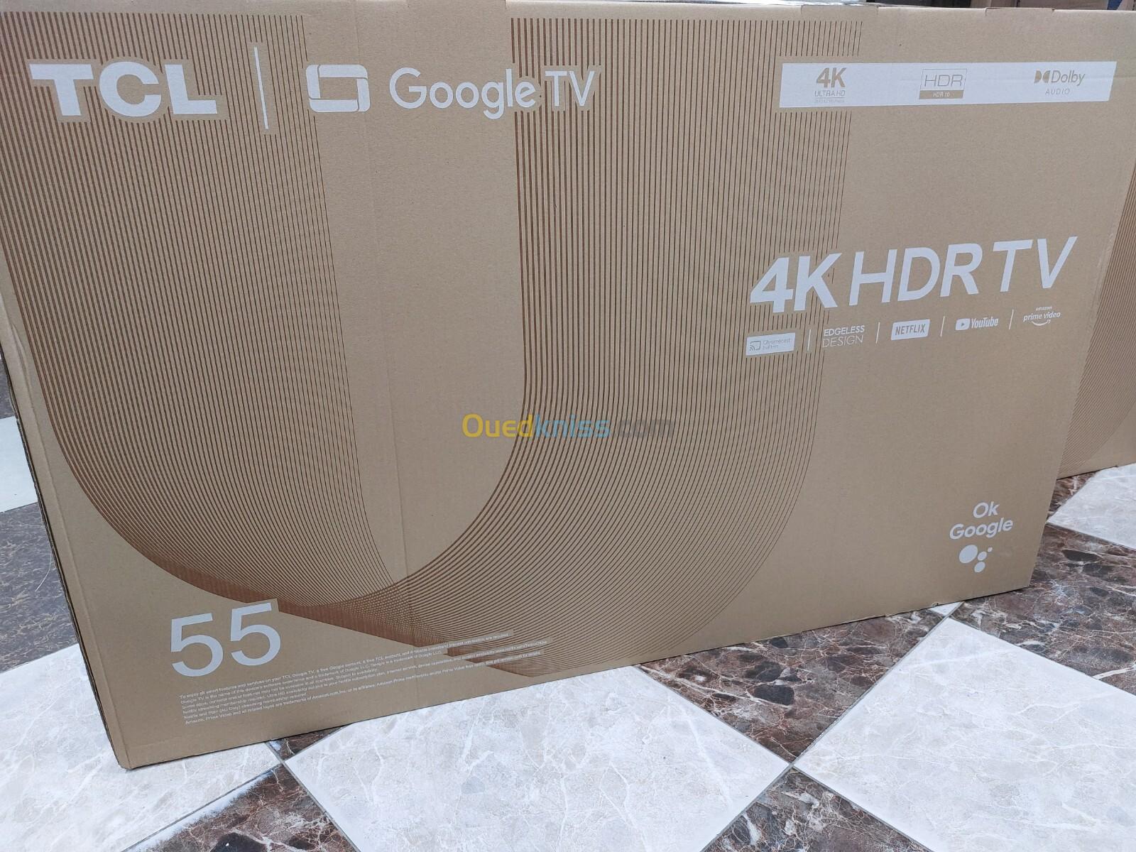 PROMO TV TCL 55" 4K GOOGLE TV 