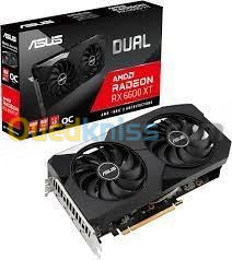 ASUS Dual AMD Radeon RX 6600 XT 8GO DDR6