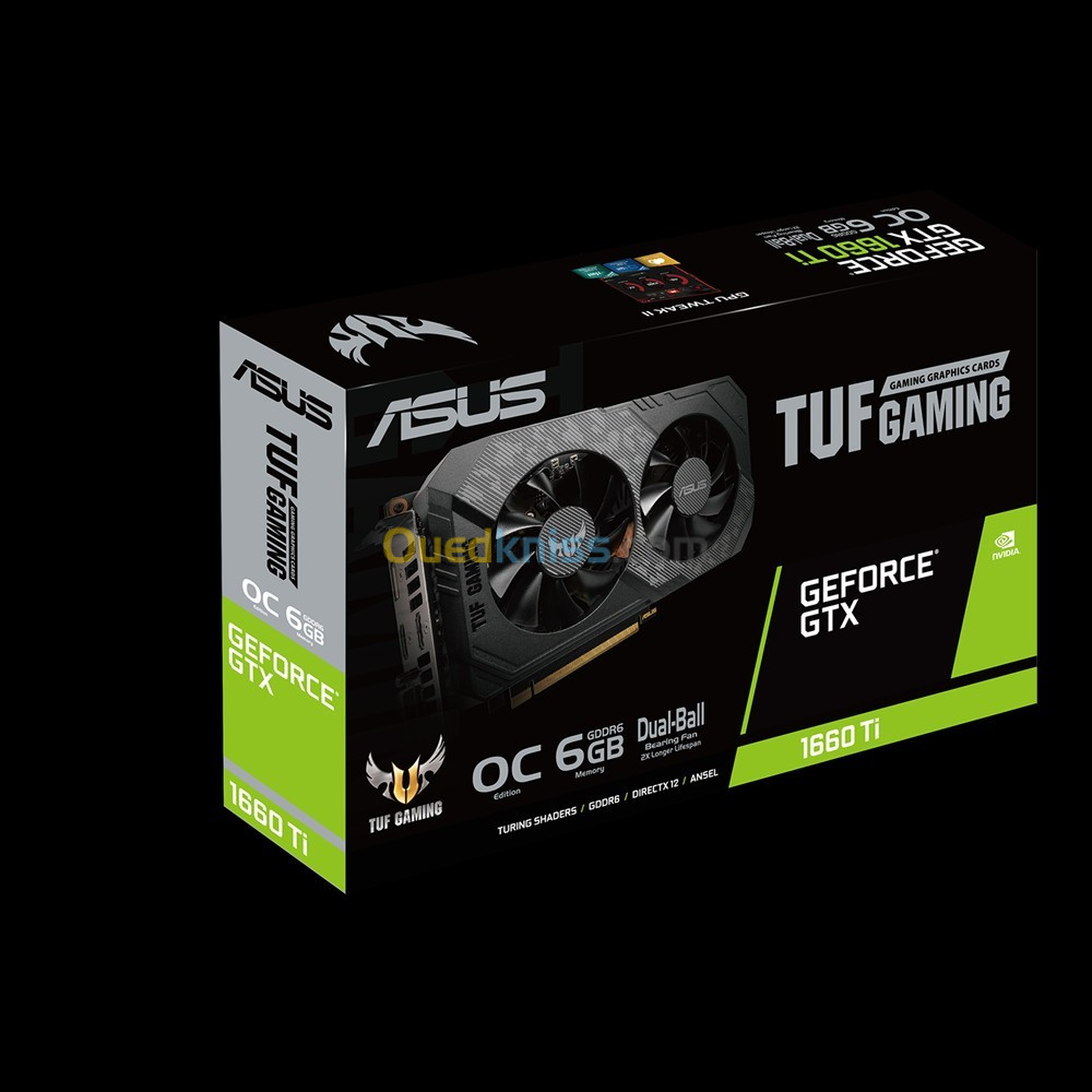 ASUS TUF Gamin GTX 1660 Ti  GDDR6 de 6 Go