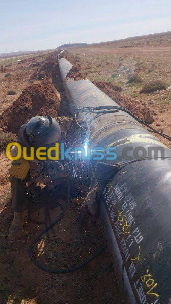 SOUDURE PIPELINE GAZ  ET TUYAUX ACCIER